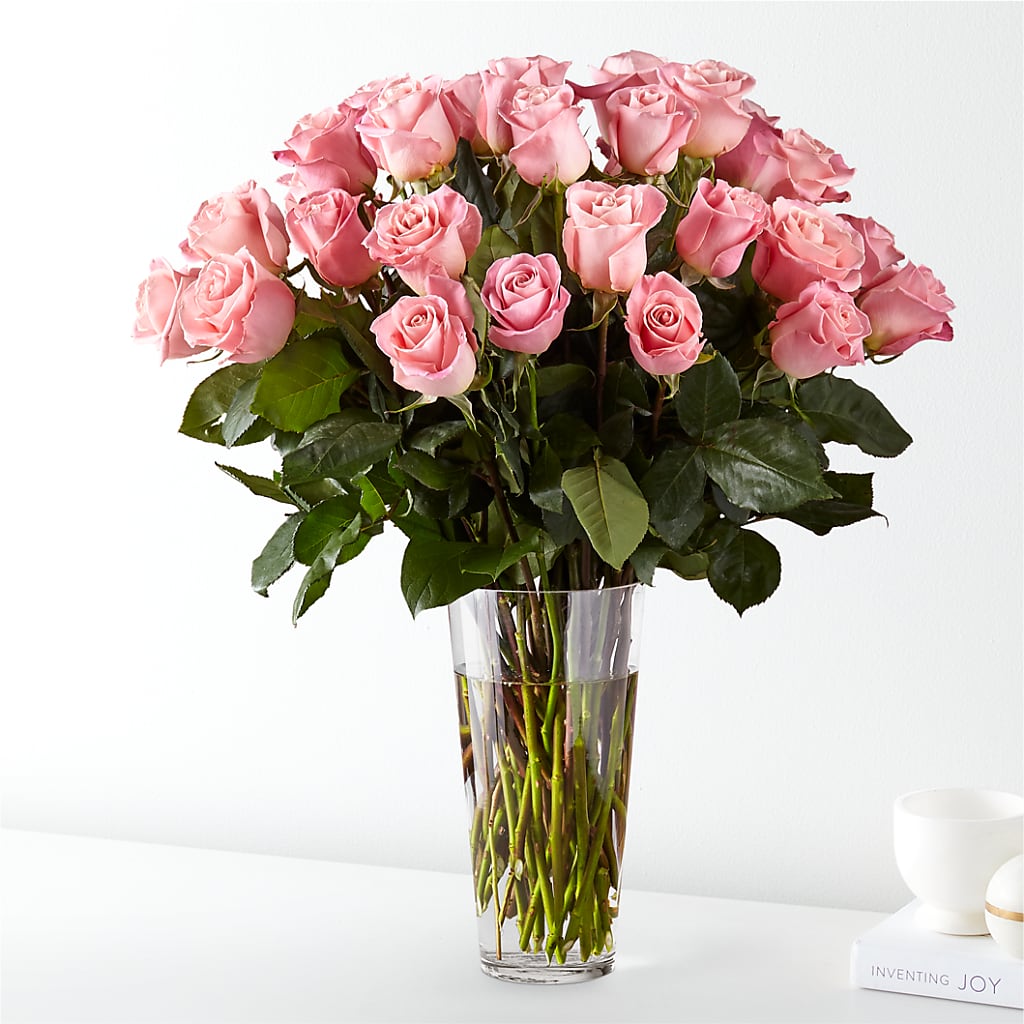 Long Stem Pink Rose Bouquet – Designs By Debbie, Cassville MO