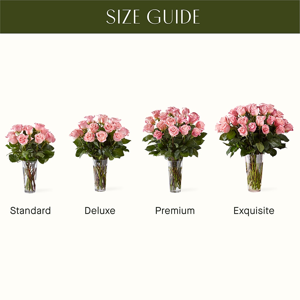 Long Stem Pink Rose Bouquet – Designs By Debbie, Cassville MO