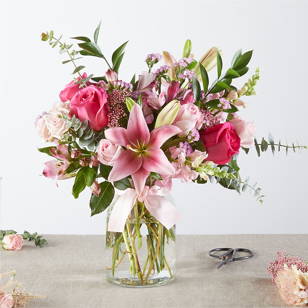 Pink Ribbon - A Florist Original – Designs By Debbie, Cassville MO