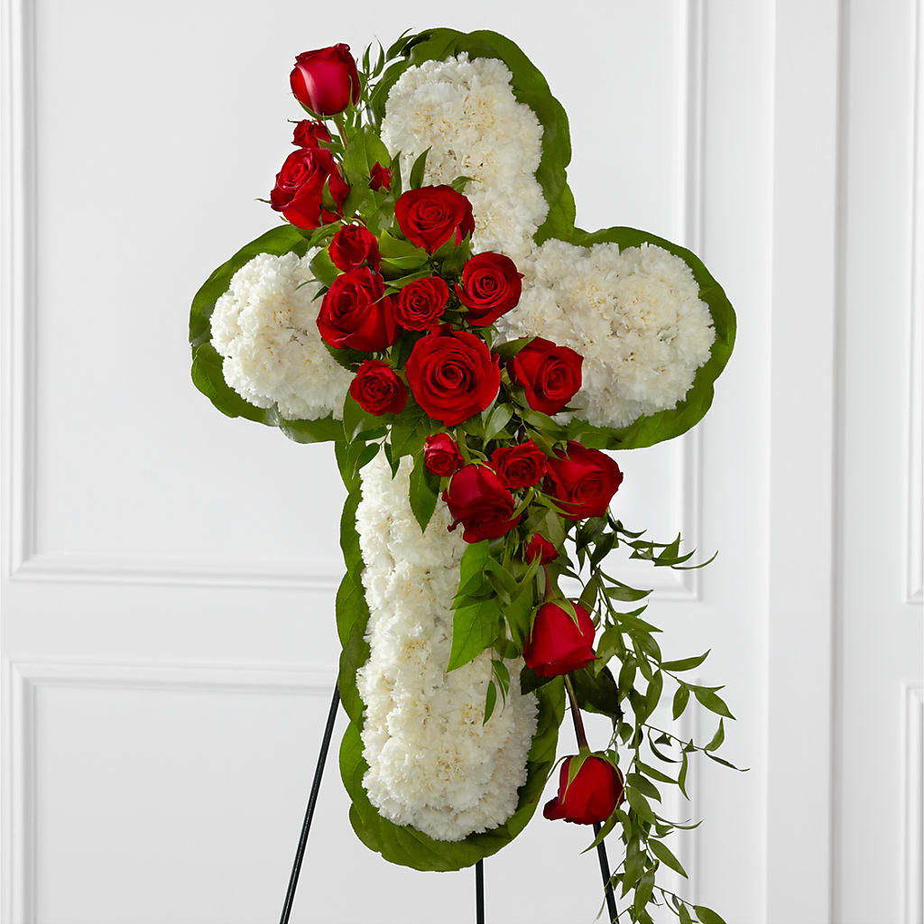 Floral Cross Easel – Designs By Debbie, Cassville MO