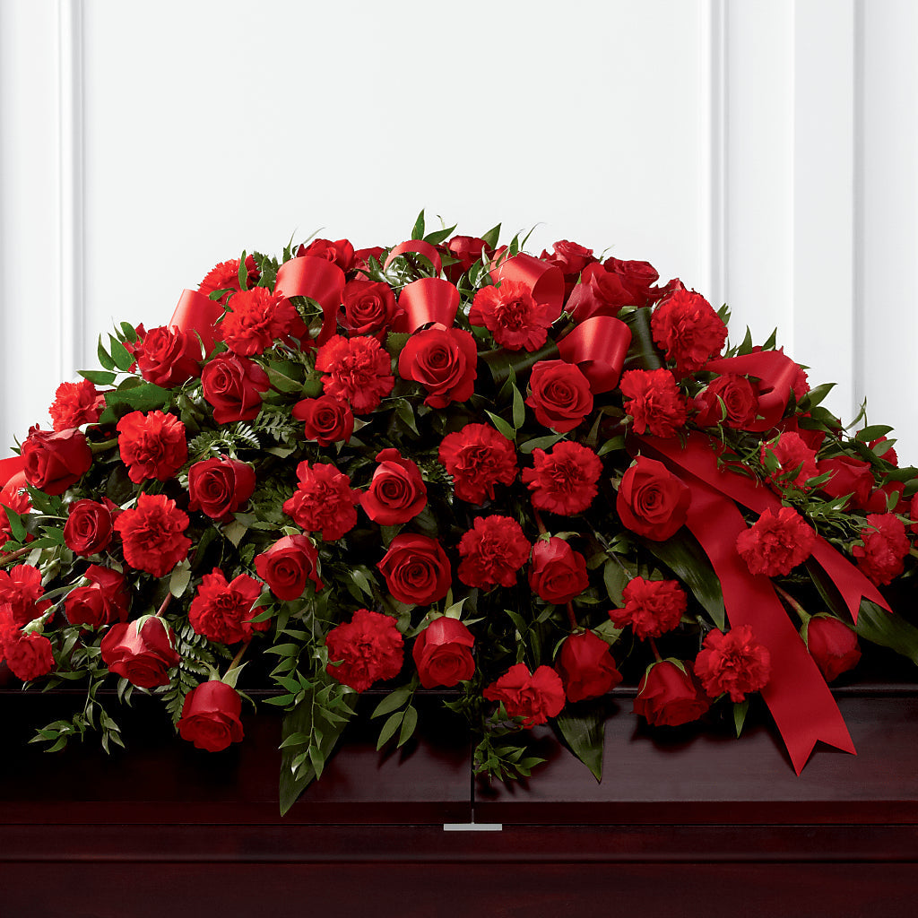 Tribute of Life Casket Spray – Designs By Debbie, Cassville MO