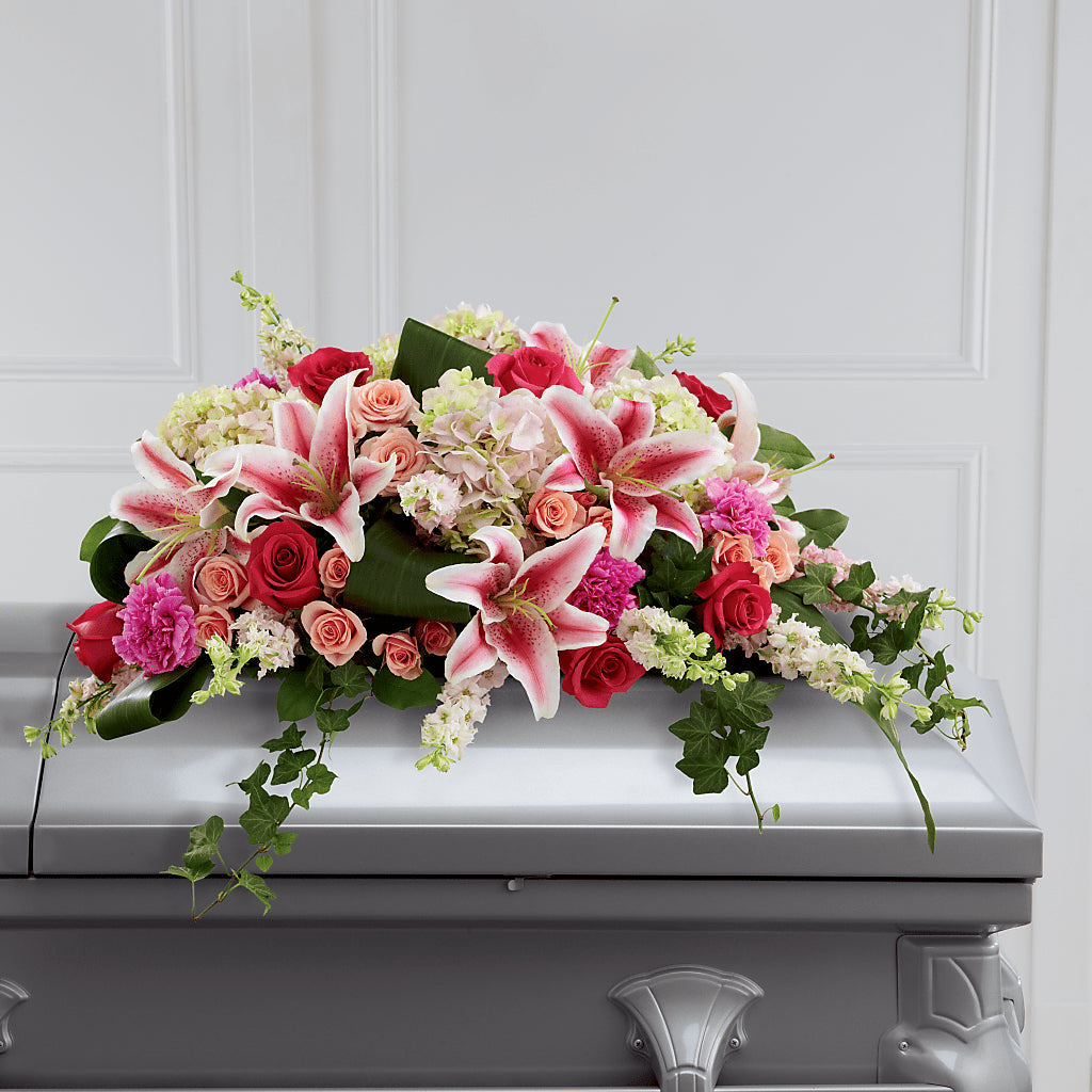 Splendid Grace Casket Spray – Designs By Debbie, Cassville MO