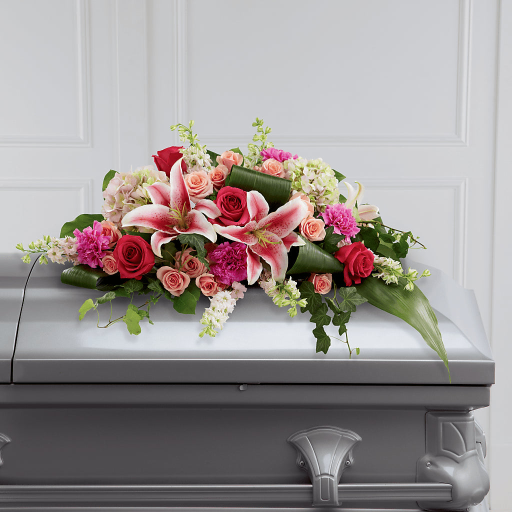 Splendid Grace Casket Spray – Designs By Debbie, Cassville MO