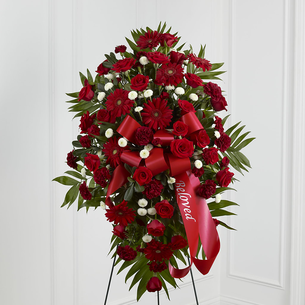 Treasured Memories Standing Spray – Designs By Debbie, Cassville MO