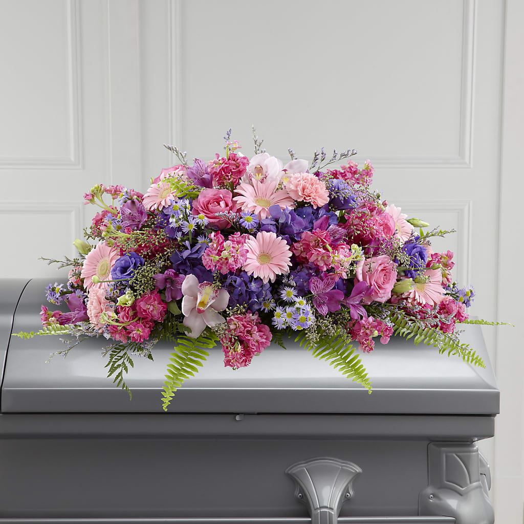 Glorious Garden Casket Spray – Designs By Debbie, Cassville MO