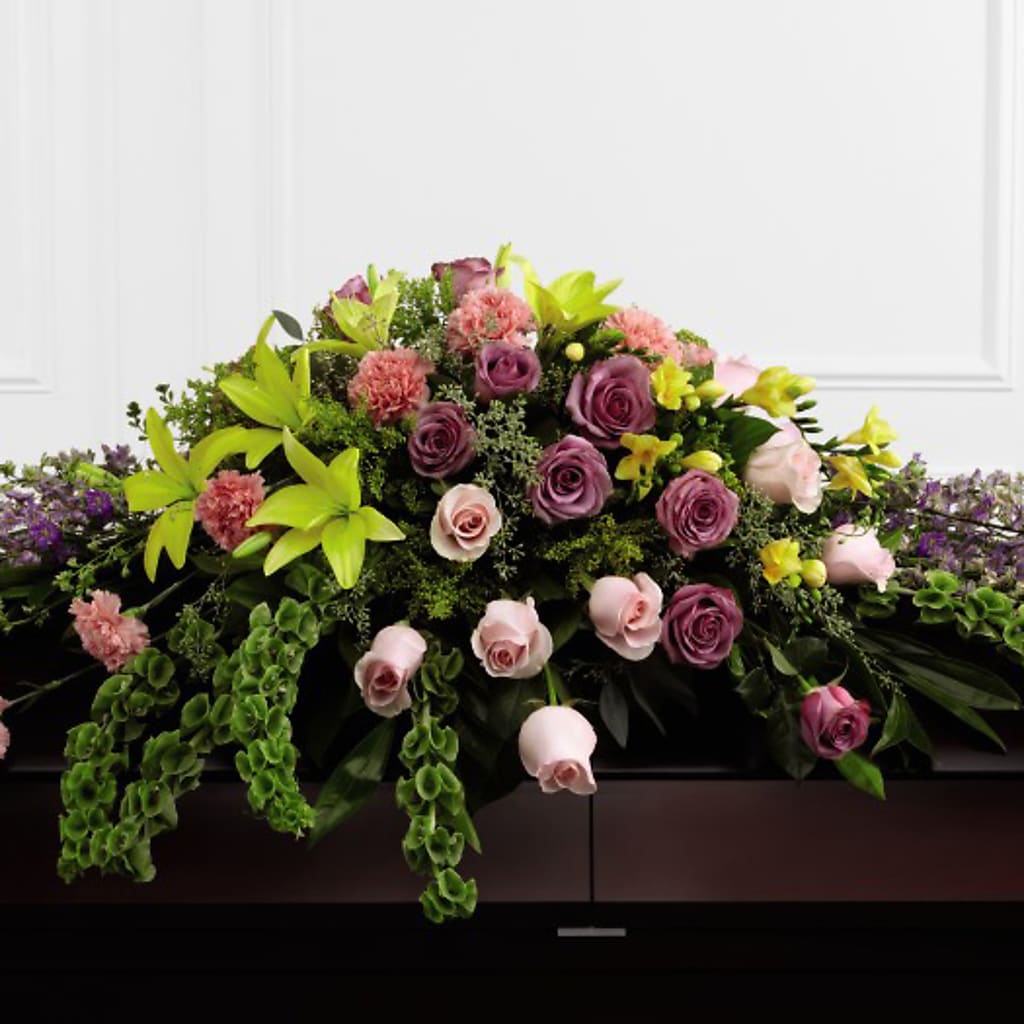 Forever Beloved Casket Spray – Designs By Debbie, Cassville MO