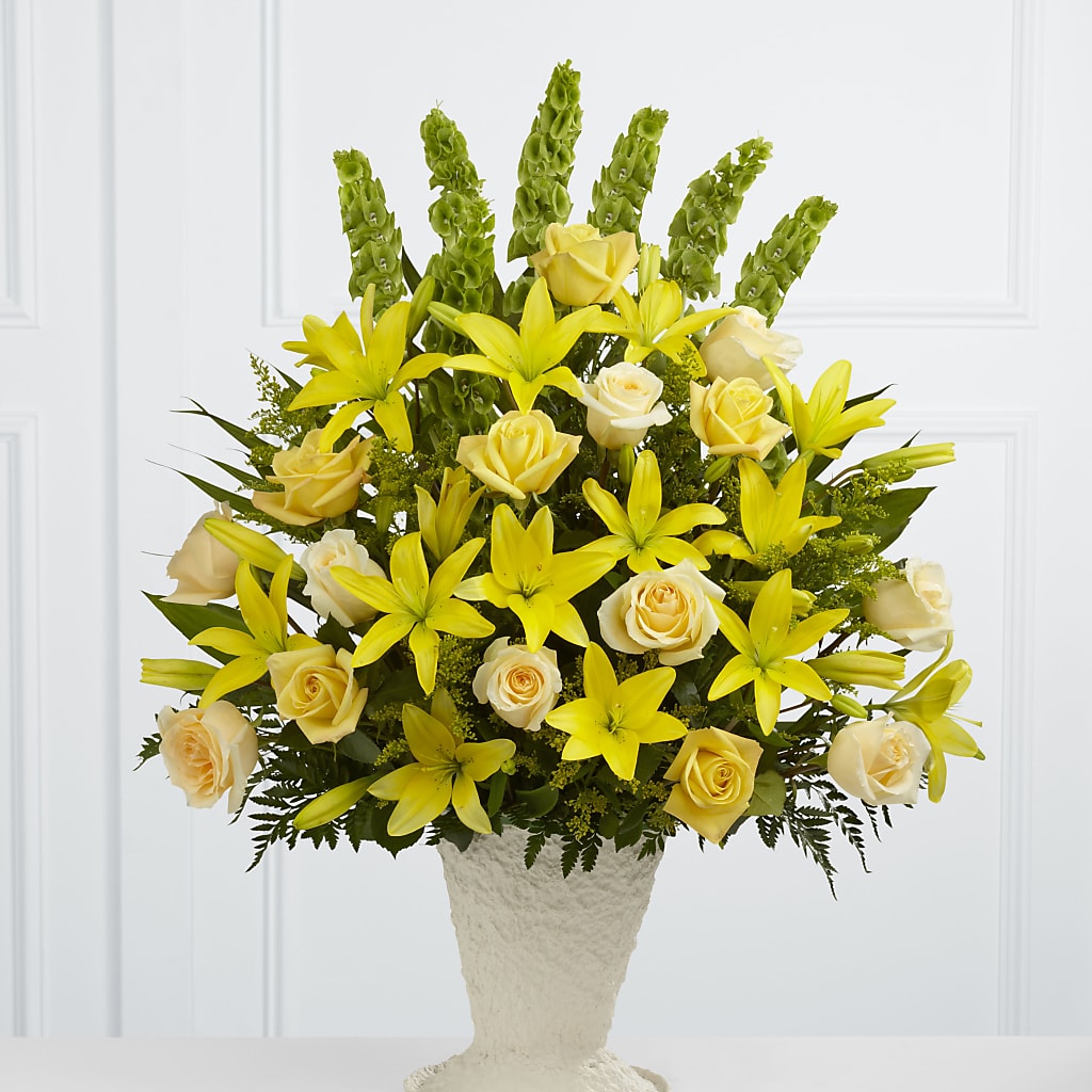 Golden Memories Arrangement – Designs By Debbie, Cassville MO