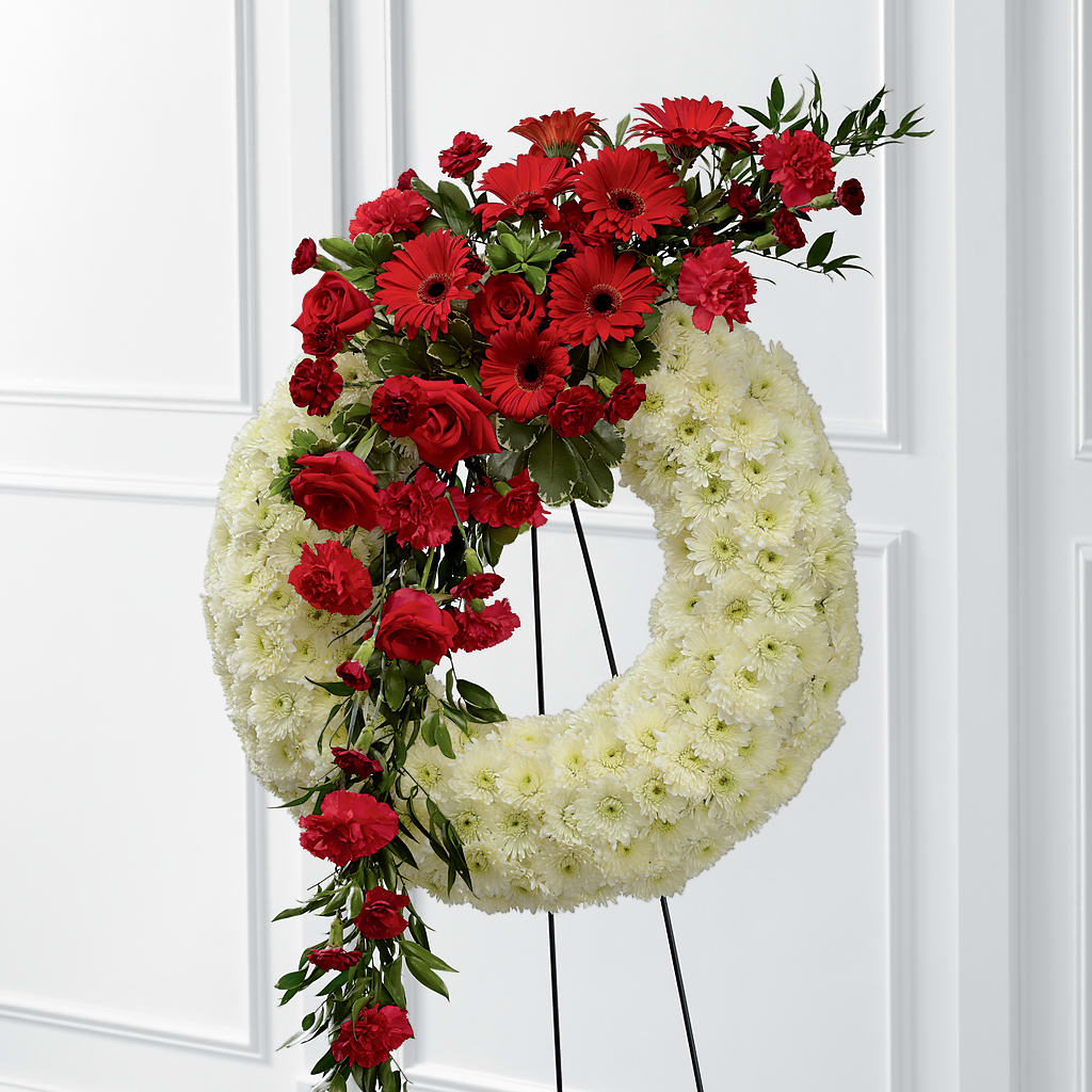 Graceful Tribute Wreath – Designs By Debbie, Cassville MO