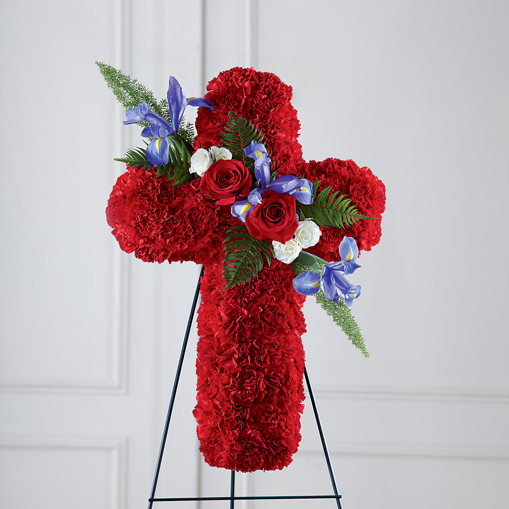 Faithful Hero Floral Cross – Designs By Debbie, Cassville MO