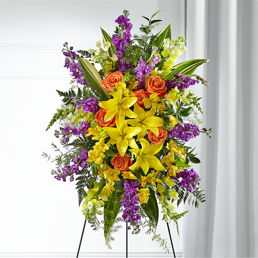 Thoughtful Prayers Standing Spray – Designs By Debbie, Cassville MO