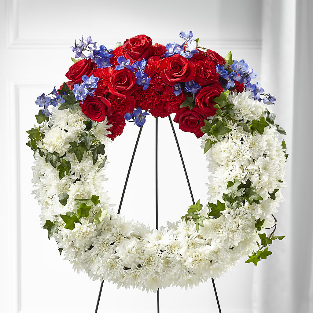 Patriotic Passion Wreath – Designs By Debbie, Cassville MO