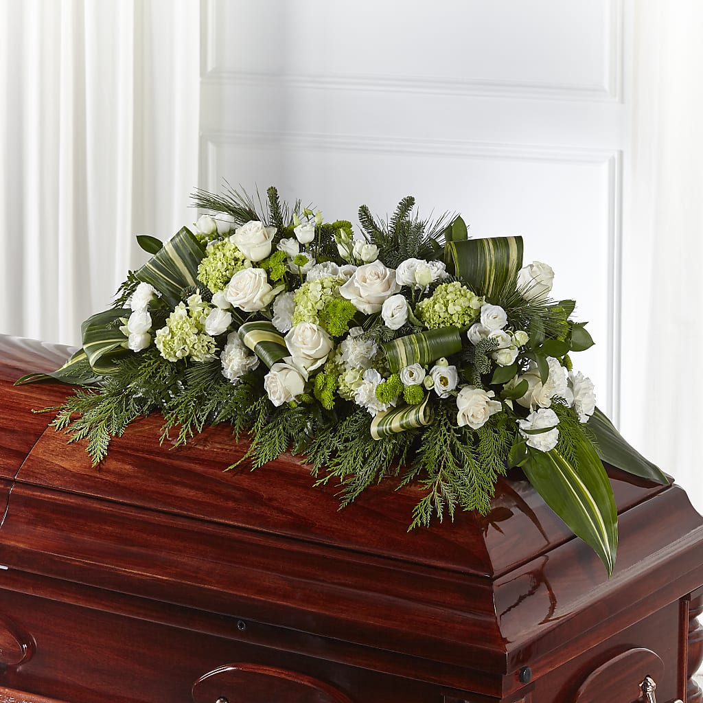 Hopeful Gesture Casket Spray – Designs By Debbie, Cassville MO