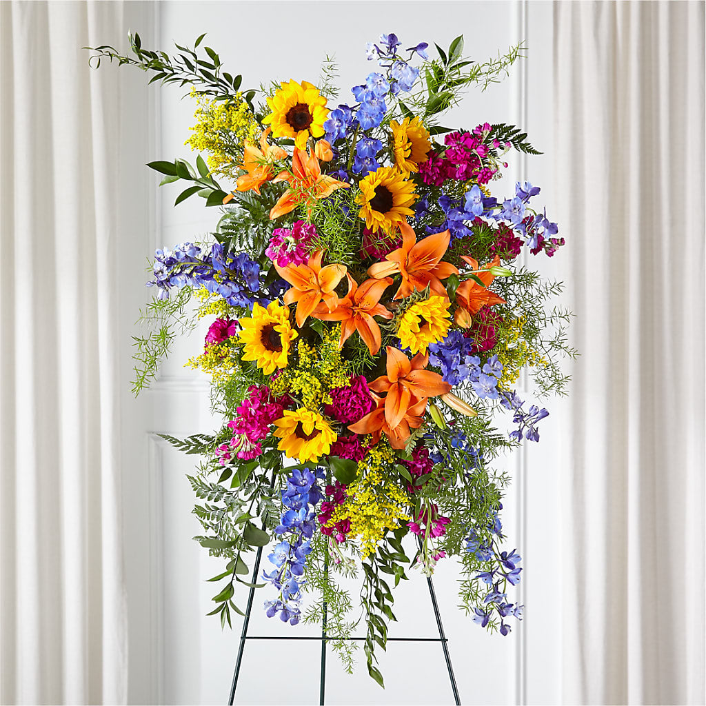 Sunlit Memories Standing Spray (Standard) – Designs By Debbie, Cassville MO