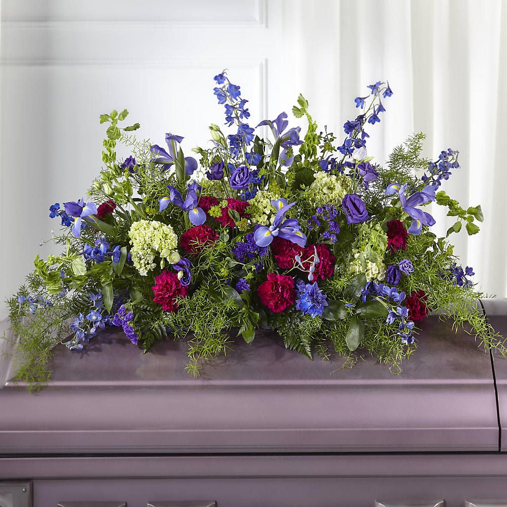 Always Treasured Casket Spray – Designs By Debbie, Cassville MO
