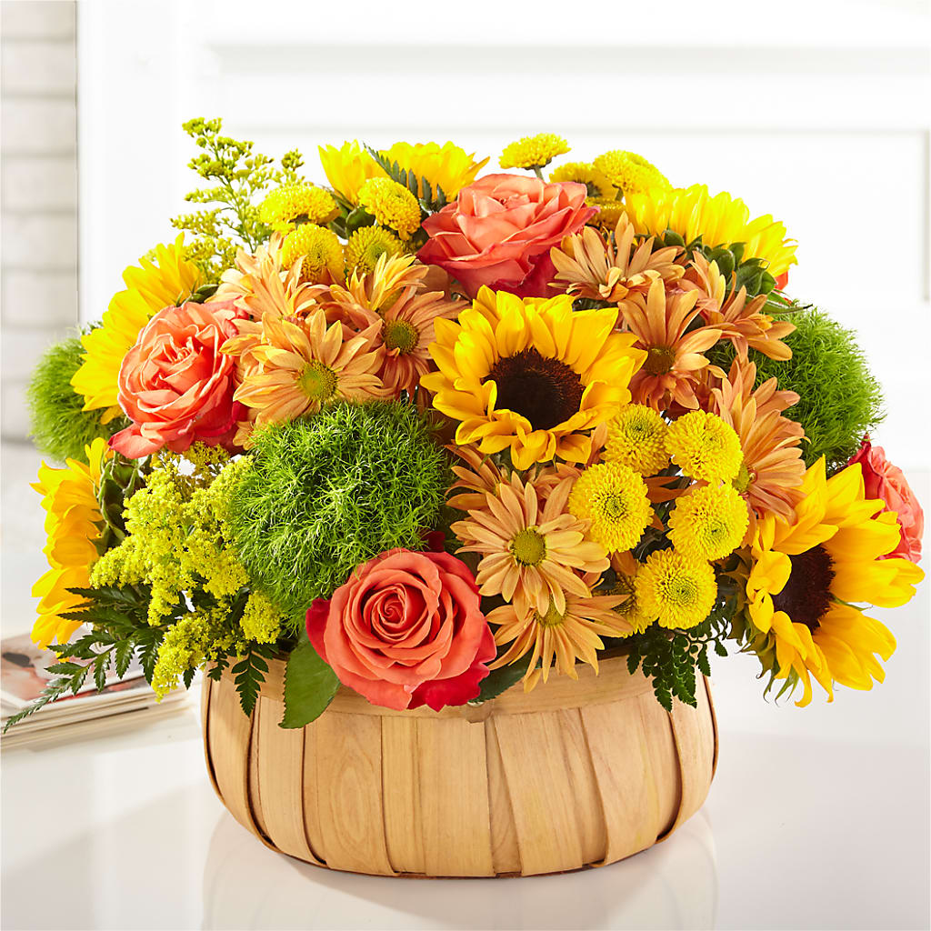 Harvest Sunflower Basket – Designs By Debbie, Cassville MO