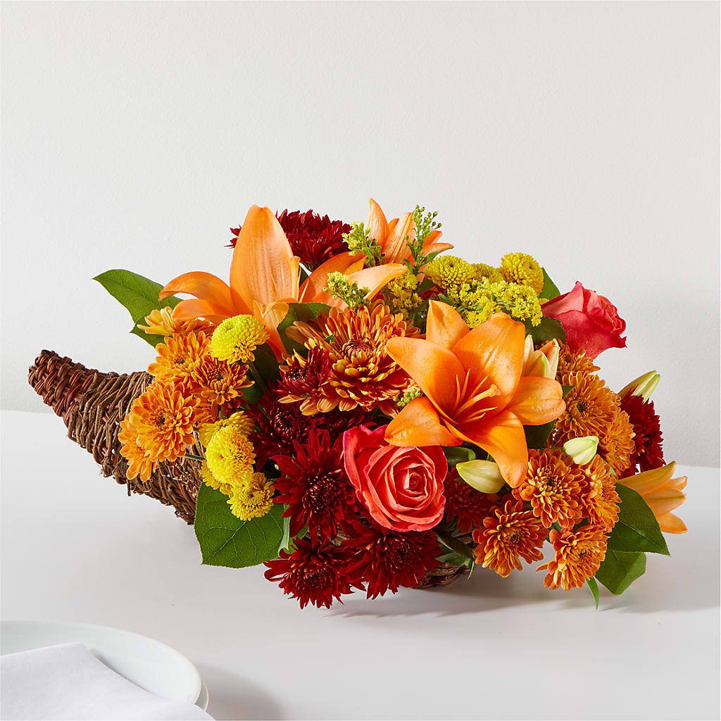 Bouquet of Blessings Cornucopia – Designs By Debbie, Cassville MO