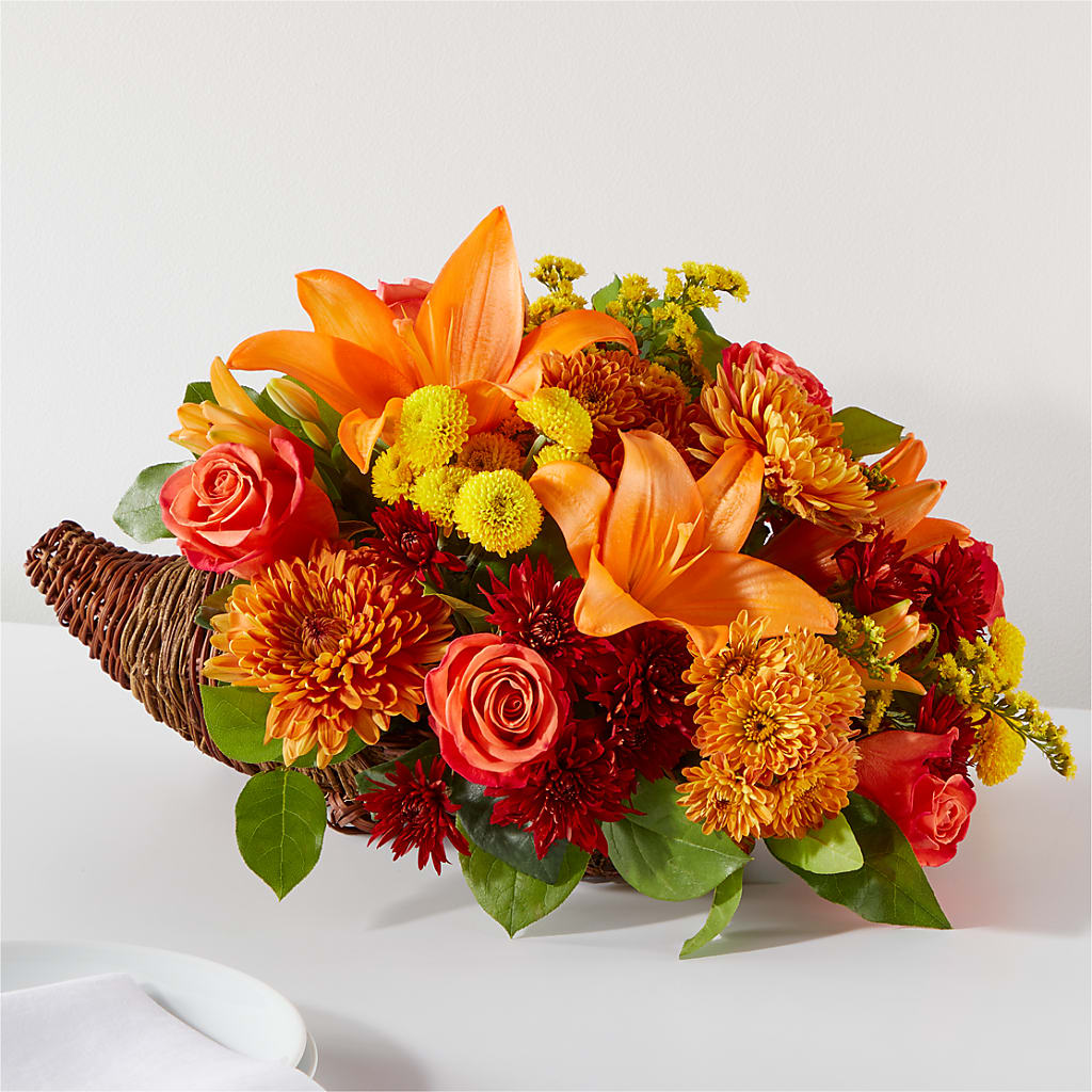 Bouquet of Blessings Cornucopia – Designs By Debbie, Cassville MO