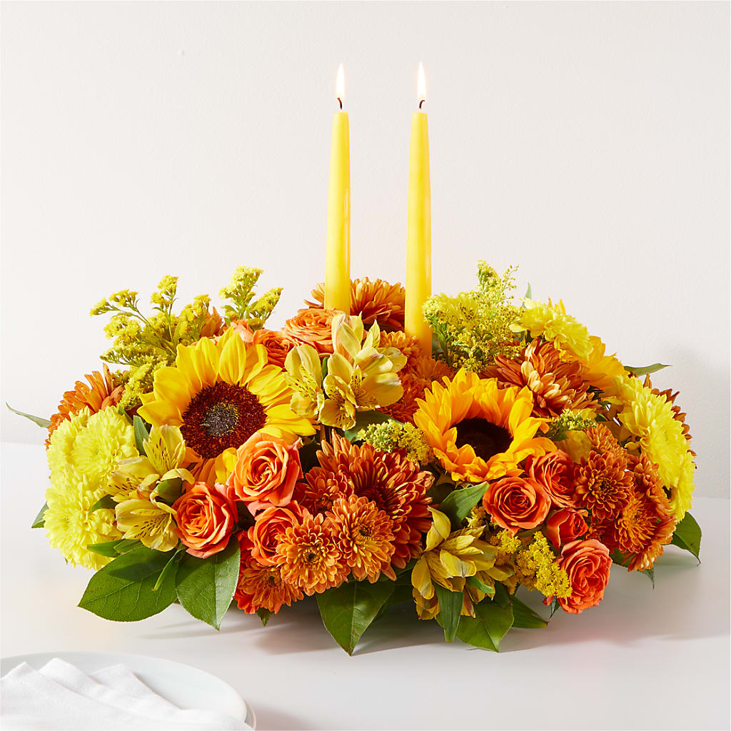 Autumn Harmony Centerpiece – Designs By Debbie, Cassville MO