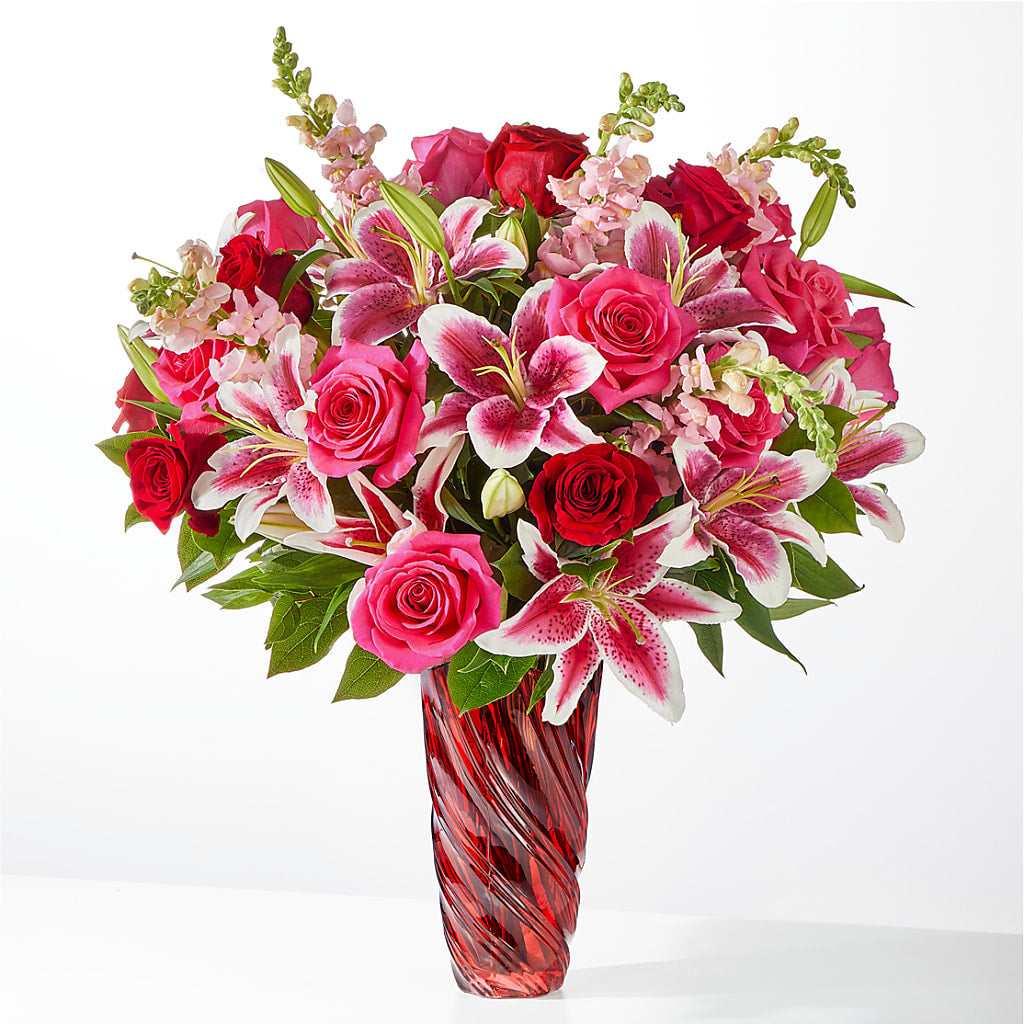 Always You Bouquet with Luxe Swirl Vase – Designs By Debbie, Cassville MO