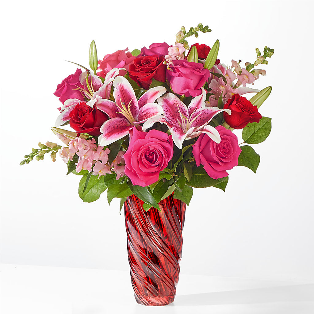 Always You Bouquet with Luxe Swirl Vase – Designs By Debbie, Cassville MO