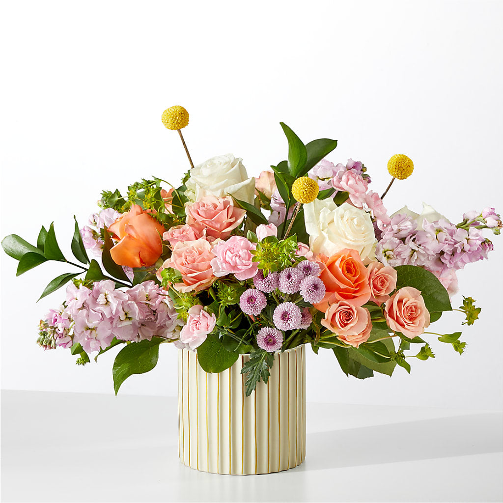 French Market Bouquet with Ivory Vase – Designs By Debbie, Cassville MO