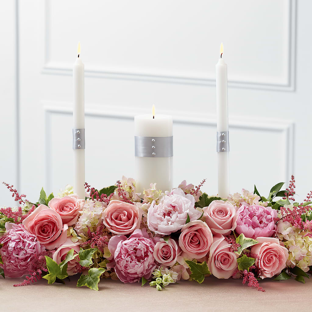 Worldwide Romance Unity Candle Arrangement – Designs By Debbie, Cassville MO
