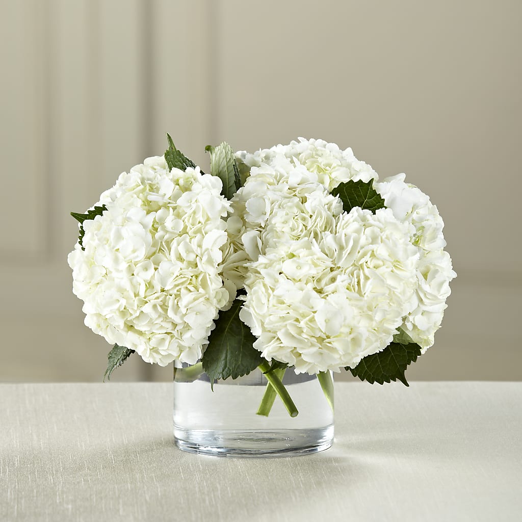 White Hydrangea Bouquet – Designs By Debbie, Cassville MO