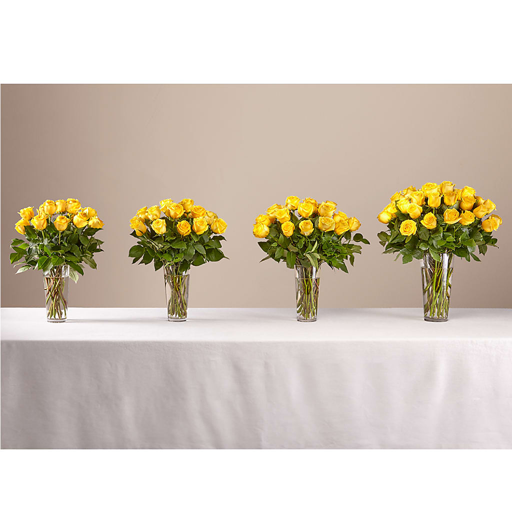 Long Stem Yellow Rose Bouquet –  Designs By Debbie, Cassville MO