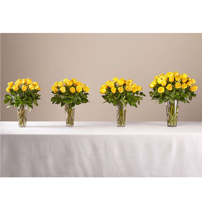 Long Stem Yellow Rose Bouquet –  Designs By Debbie, Cassville MO