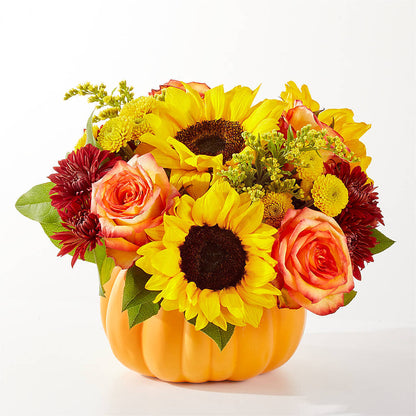 Golden Gourd Pumpkin Bouquet –  Designs By Debbie, Cassville MO