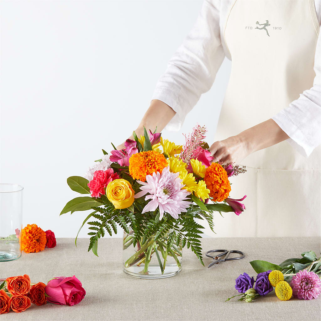 Feast of Color – A Florist Original –  Designs By Debbie, Cassville MO