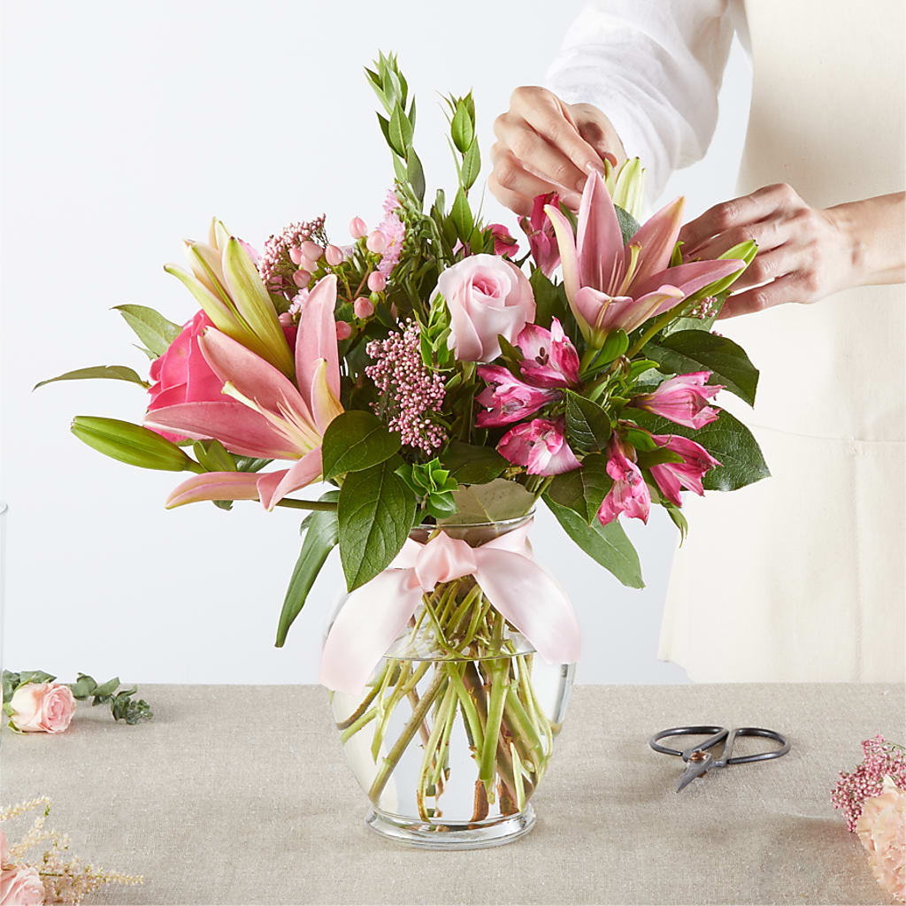 Pink Ribbon - A Florist Original –  Designs By Debbie, Cassville MO