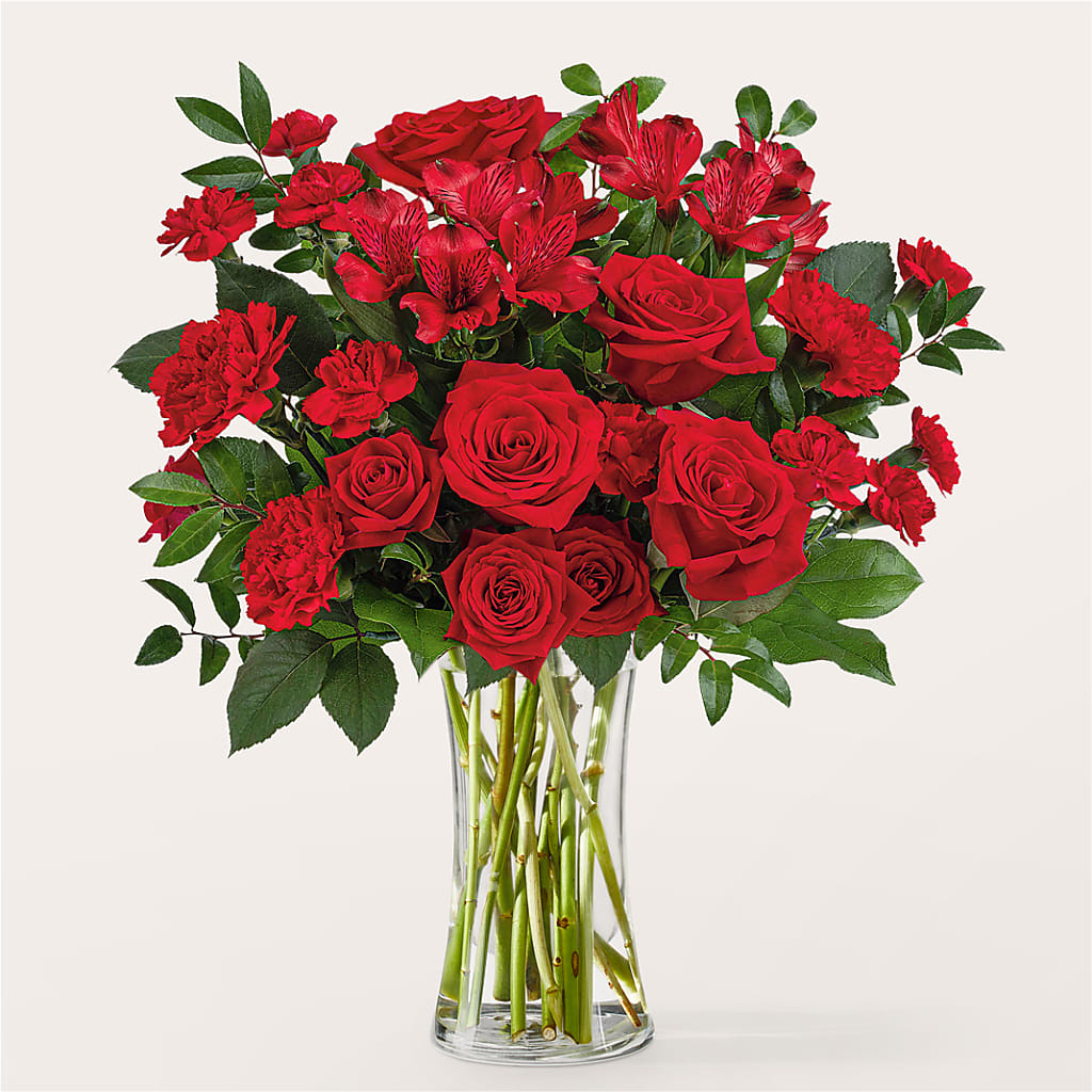 Brilliant Ruby Bouquet –  Designs By Debbie, Cassville MO