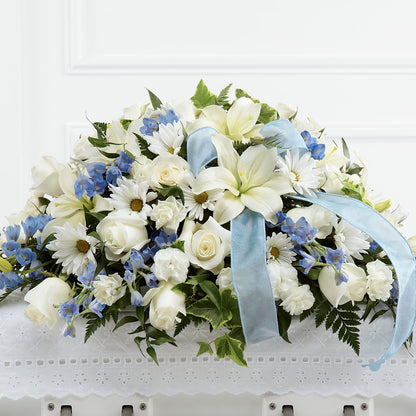 Tender Treasure Casket Spray –  Designs By Debbie, Cassville MO