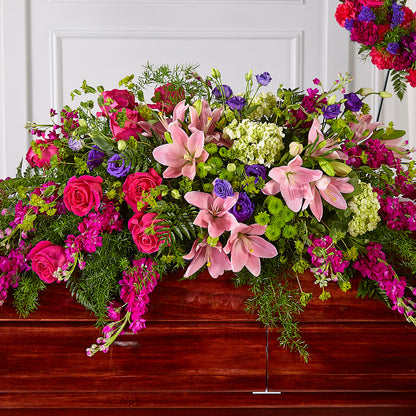 Radiant Tribute Casket Spray –  Designs By Debbie, Cassville MO