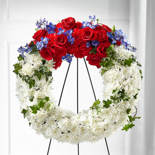Patriotic Passion Wreath –  Designs By Debbie, Cassville MO