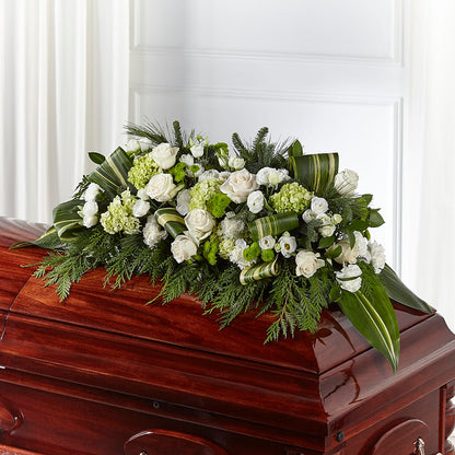 Hopeful Gesture Casket Spray –  Designs By Debbie, Cassville MO