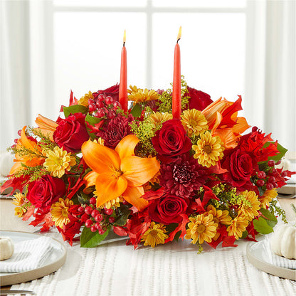 Autumn's Embrace Centerpiece –  Designs By Debbie, Cassville MO